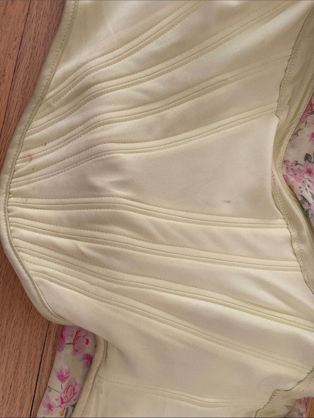 House of CB Vivienne Lemon Floral Strapless Corset Top - Size Medium(fit like S) - Picture 8 of 10